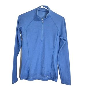 Patagonia 1/4 Zip Pullover Top Womens Small Color: Blue